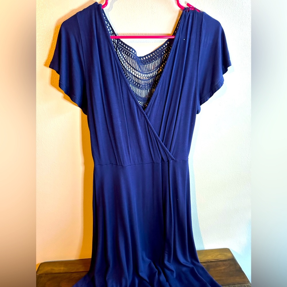 Blue dress